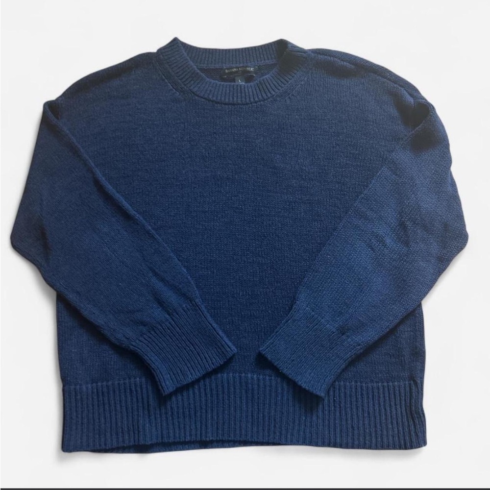 Banana republic Navy Crewneck Sweater size L